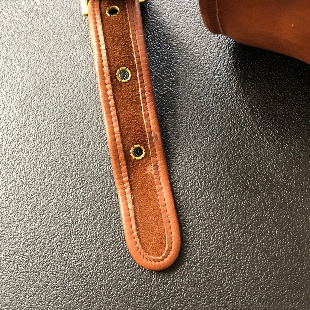 Coach Taft Vintage Bag British Tan USA 1996 #9980 Glovetanned Leather AMAZING - Picture 13 of 17